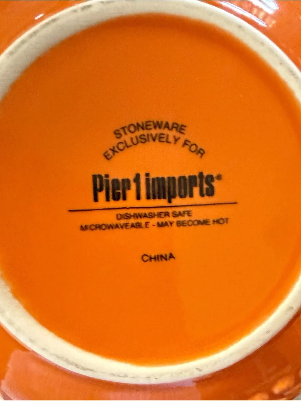Vtg Pier 1 Imports Orange Paisley Nesting Bowls - MCM Boho Cottagecore Set